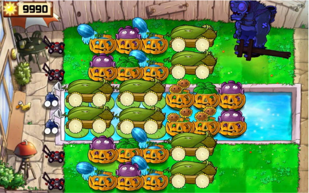 活动作品pvzfree泳池无尽无梯经典八炮