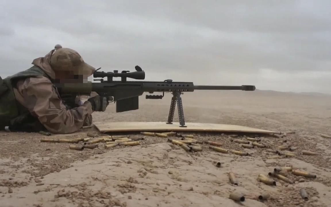 巴雷特m82a1狙击步枪看着就是那么过瘾