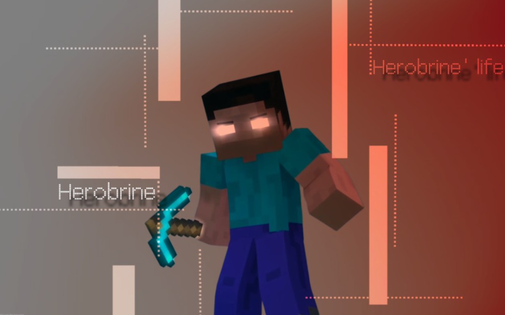 [图]『4K/HDR/Herobrine的一生』MineCraft动画 Herobrine' life