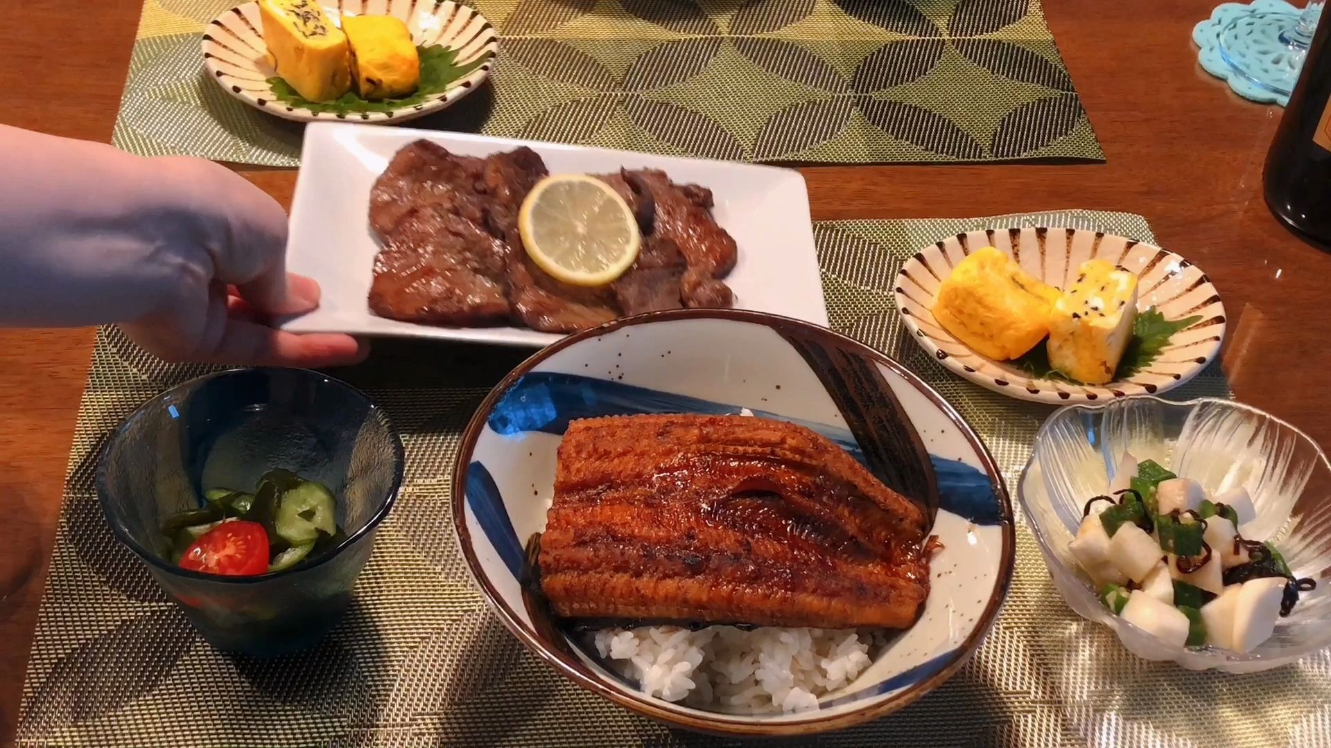 日本家庭料理,鳗鱼饭套餐,一人一份分餐制,5道日式家常菜品,堪比料理店哔哩哔哩bilibili