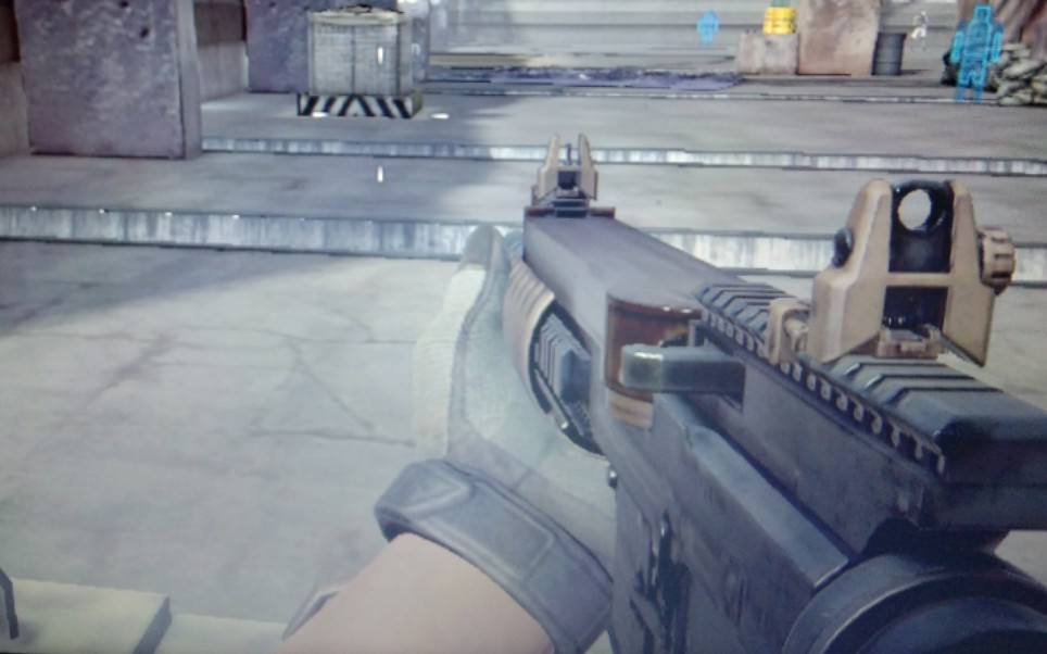 ironsight冲锋枪手枪的换弹与空仓挂机演示