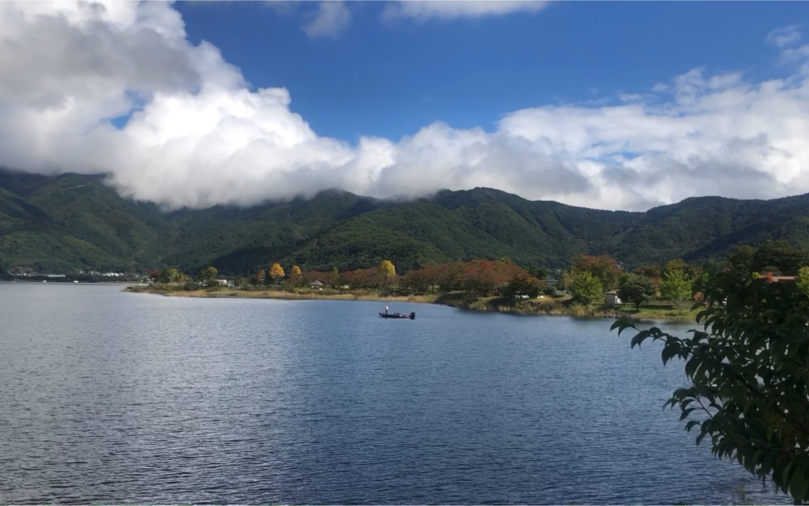 日本山梨县河口湖