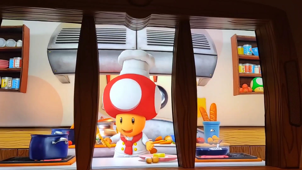 大阪usj-超级任天堂世界-奇诺比奥咖啡店-蘑菇人讲话