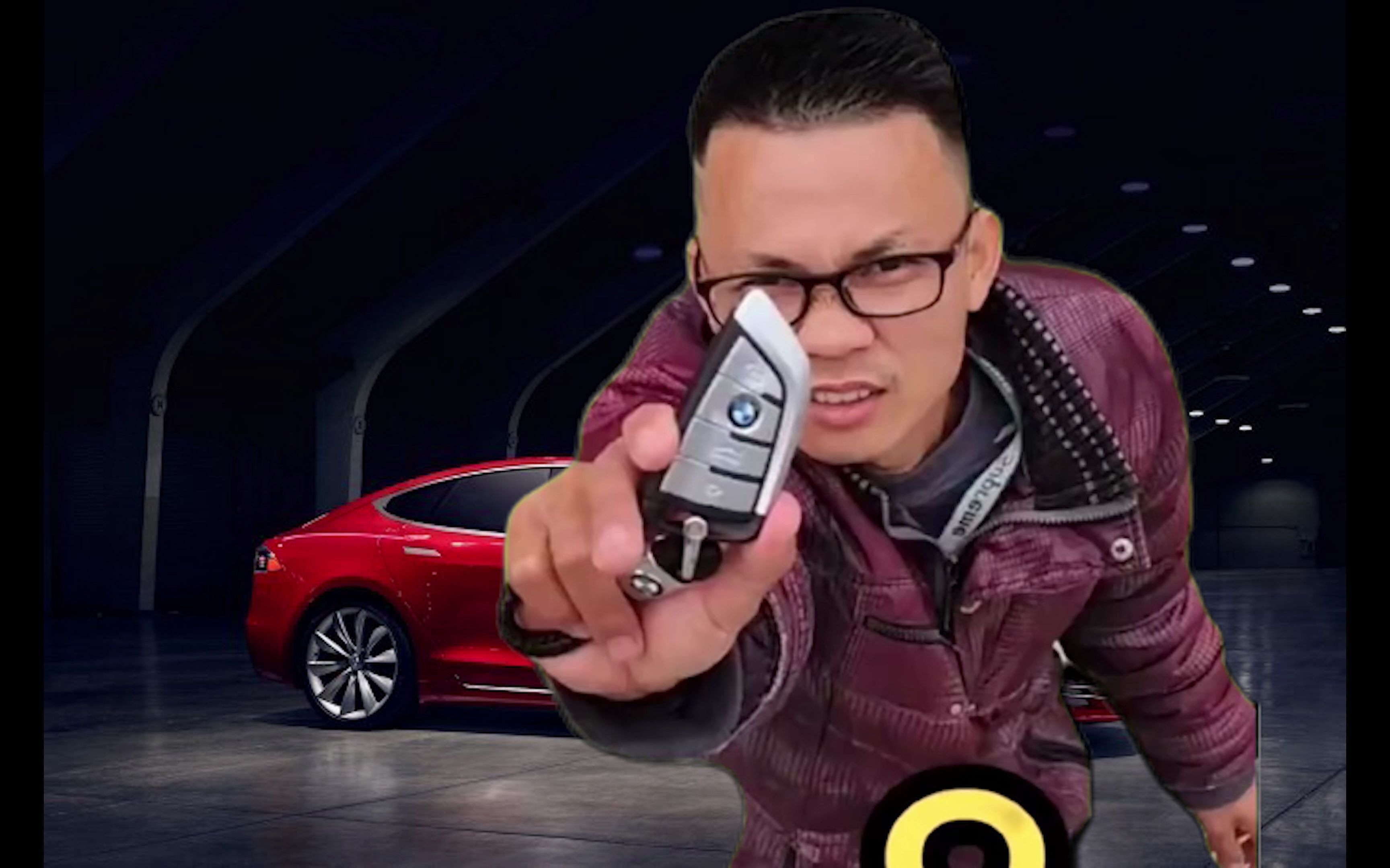 鹿哥喜提特斯拉