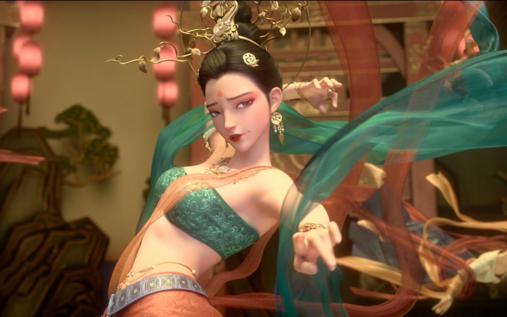 动画《新神榜·杨戬》洛神赋绝美飞天片段!