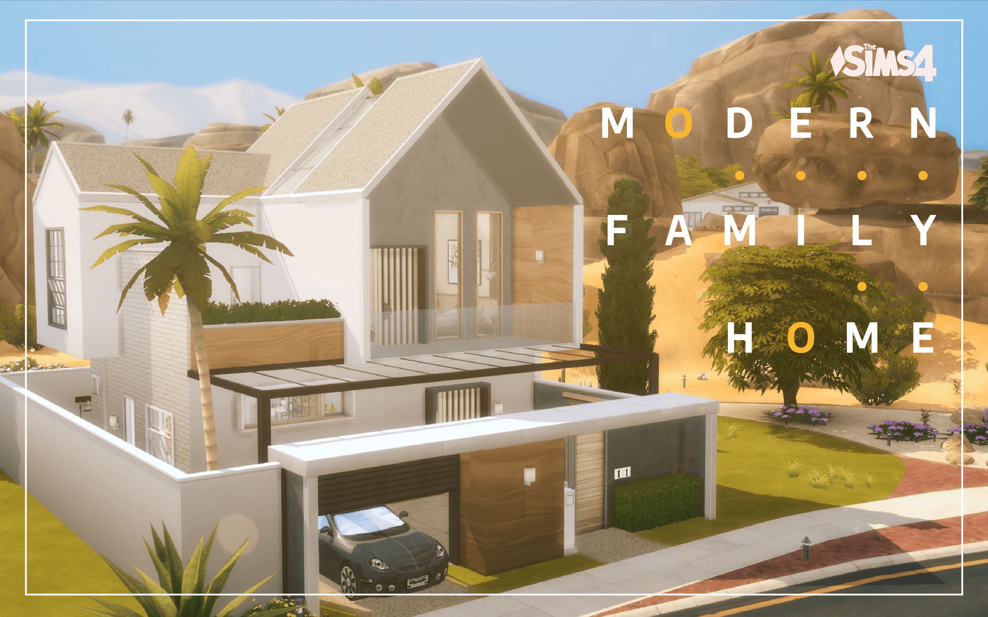 【simsevelyn】模拟人生4速建 | 现代风家庭住宅 | nocc_哔哩哔哩