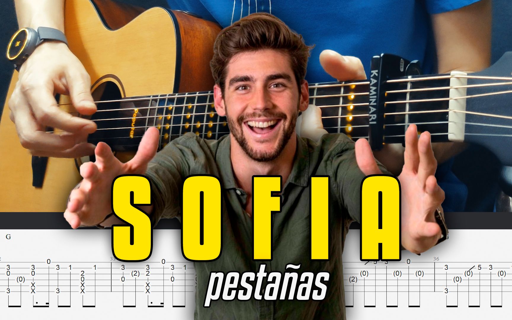 alvaro soler – sofia. 指弹吉他谱