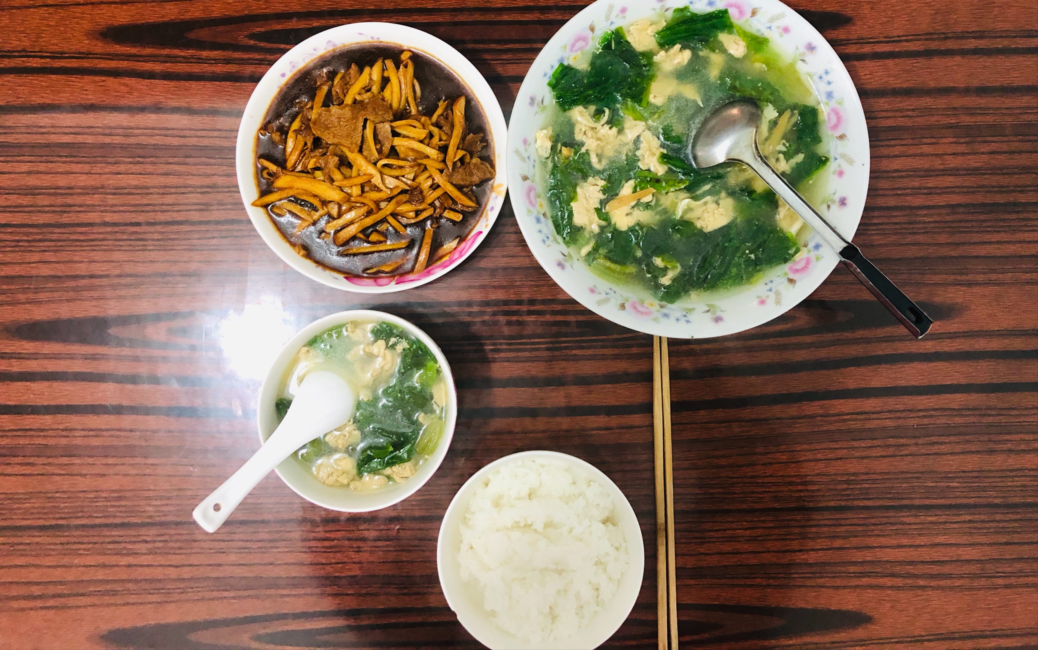 日常做饭两人温馨量