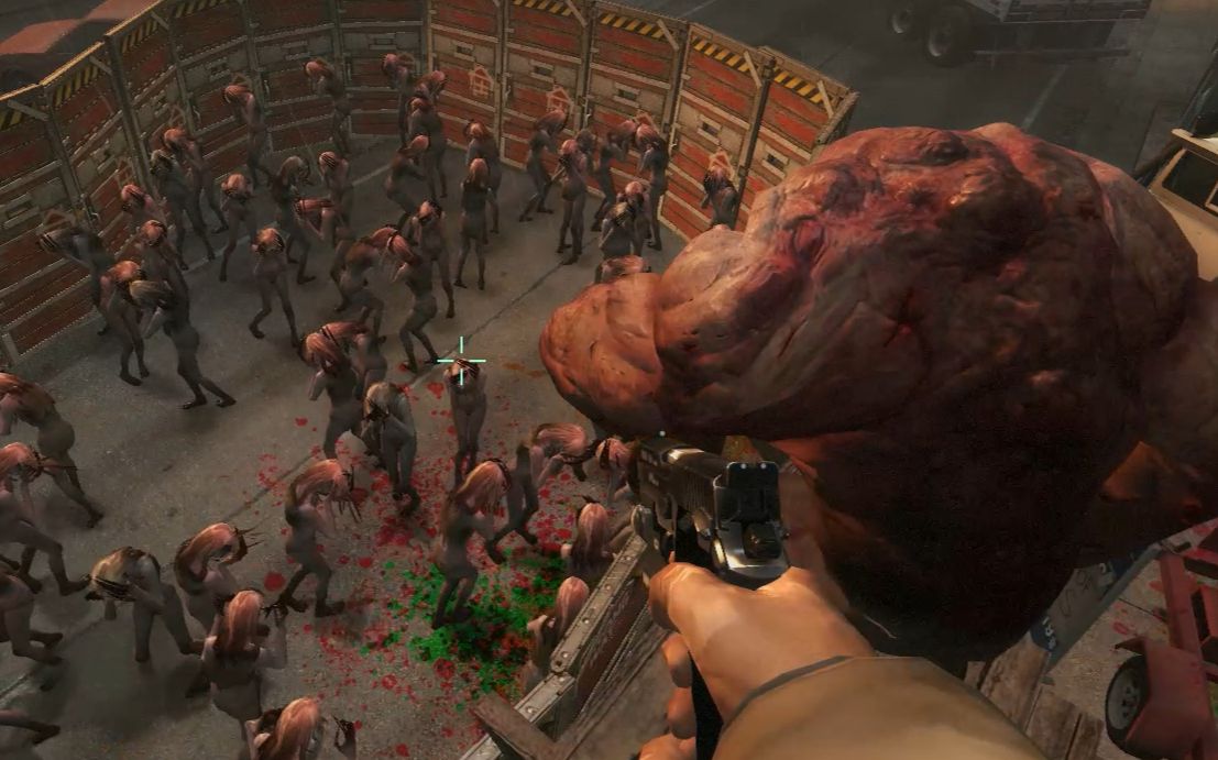 求生之路2队友扮演tank跳入一大堆witch中的壮观场面60fps