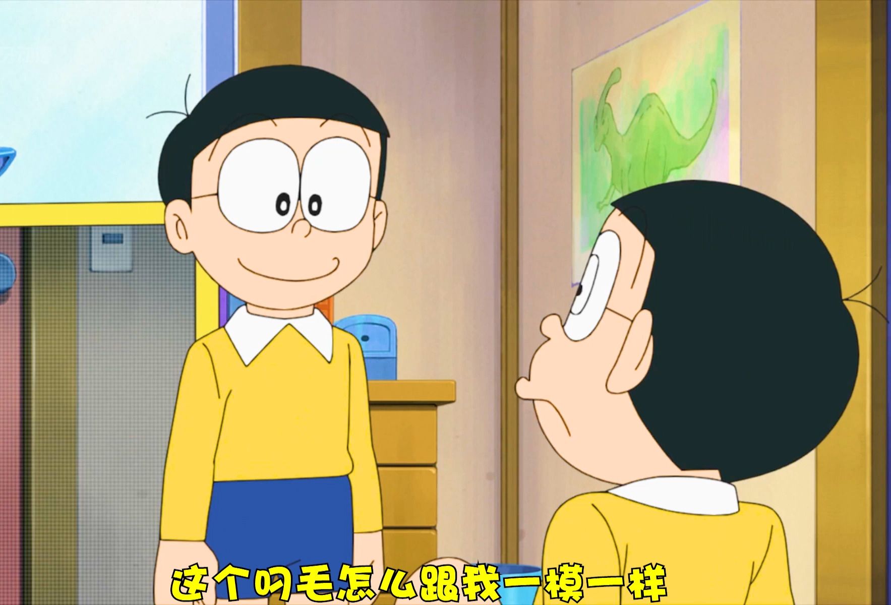 哆啦a梦:镜子里的大雄居然拥有了自我意识