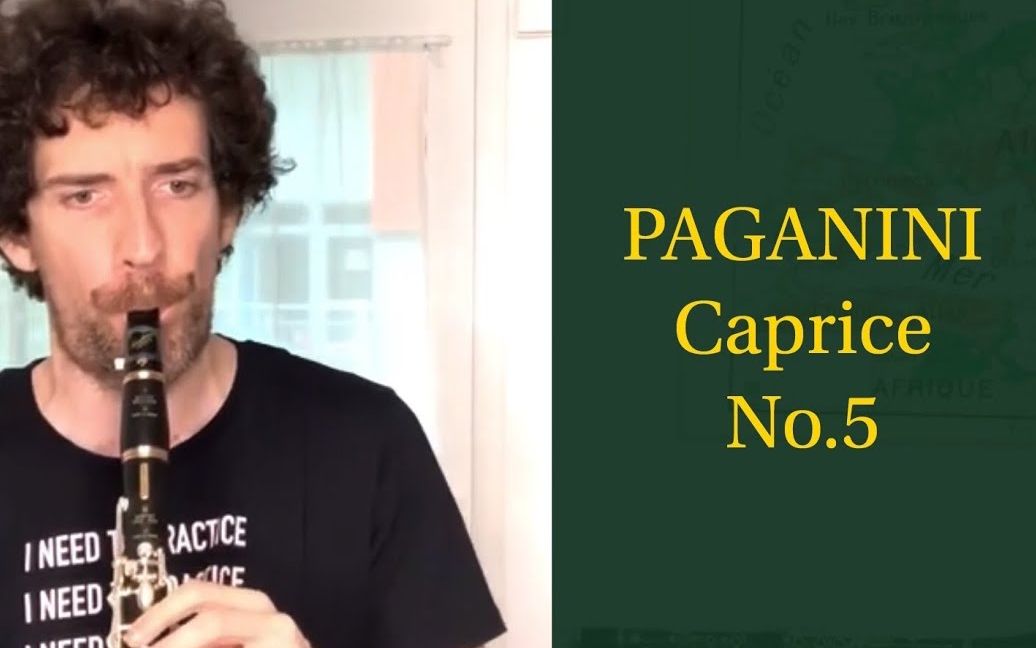 [图]【精品转载14】Nicolas Baldeyrou-Paganini 5th Caprice, clarinet version !