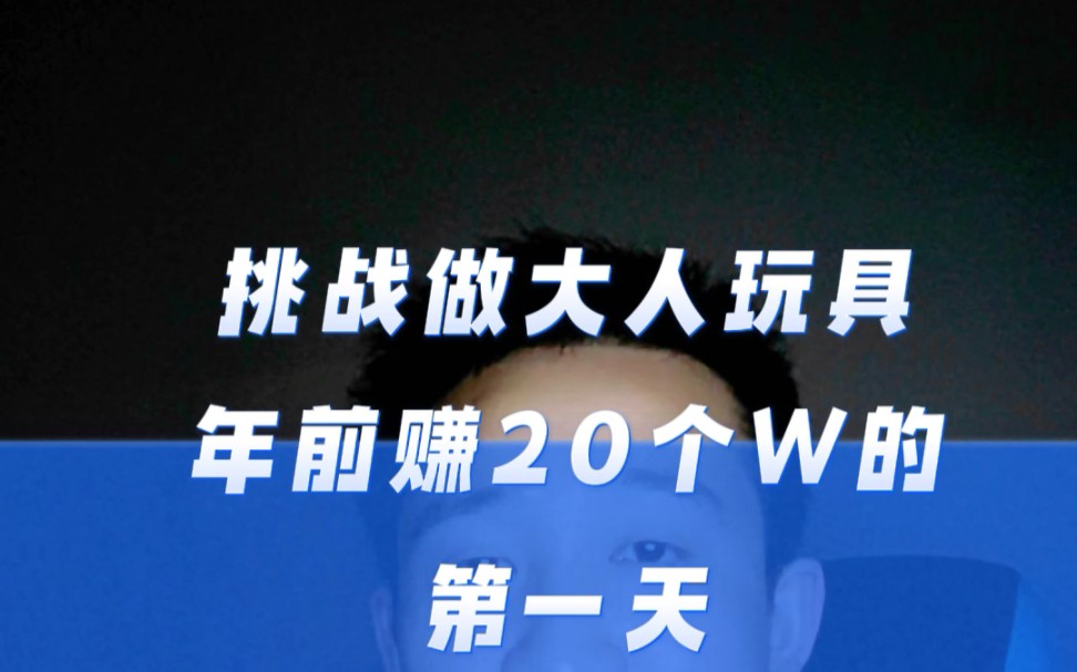 做大人玩具,挑战年前赚够20个w的第一天,#大人玩具 #365成人情趣商品哔哩哔哩bilibili