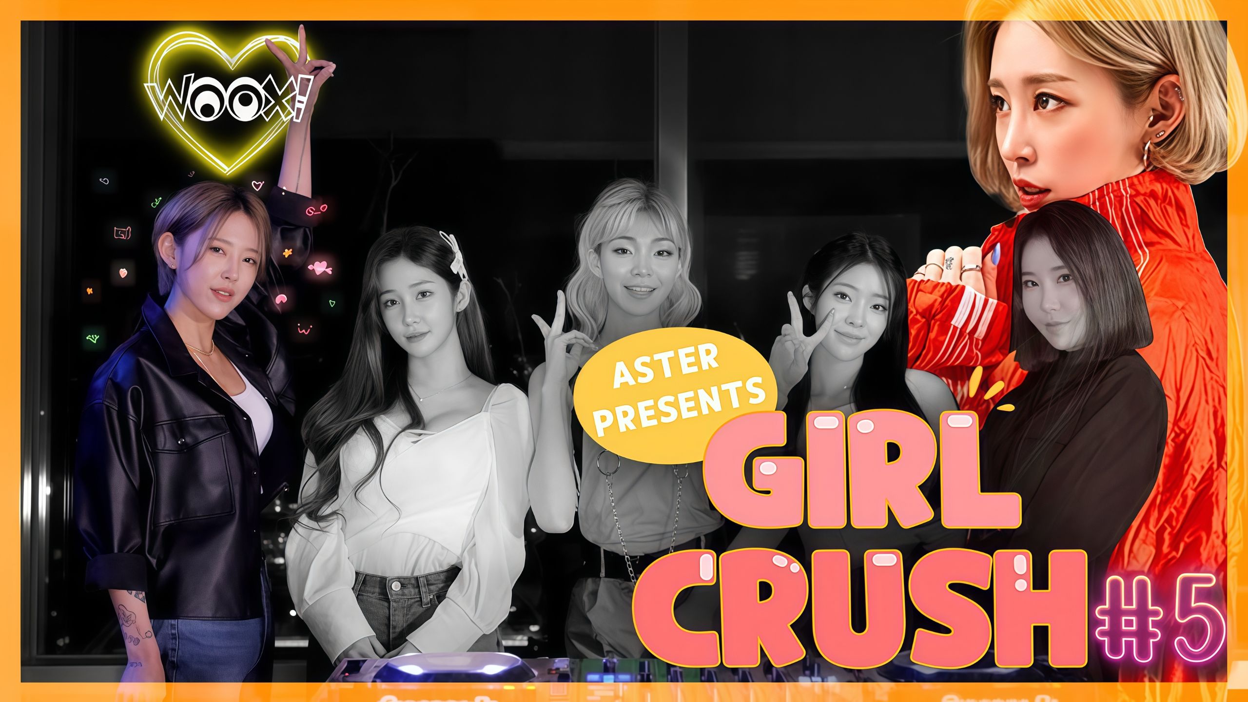 DJ-WOOXI & GIRL CRUSH #5 & 一分钟就能让你耳朵高潮 [4K]