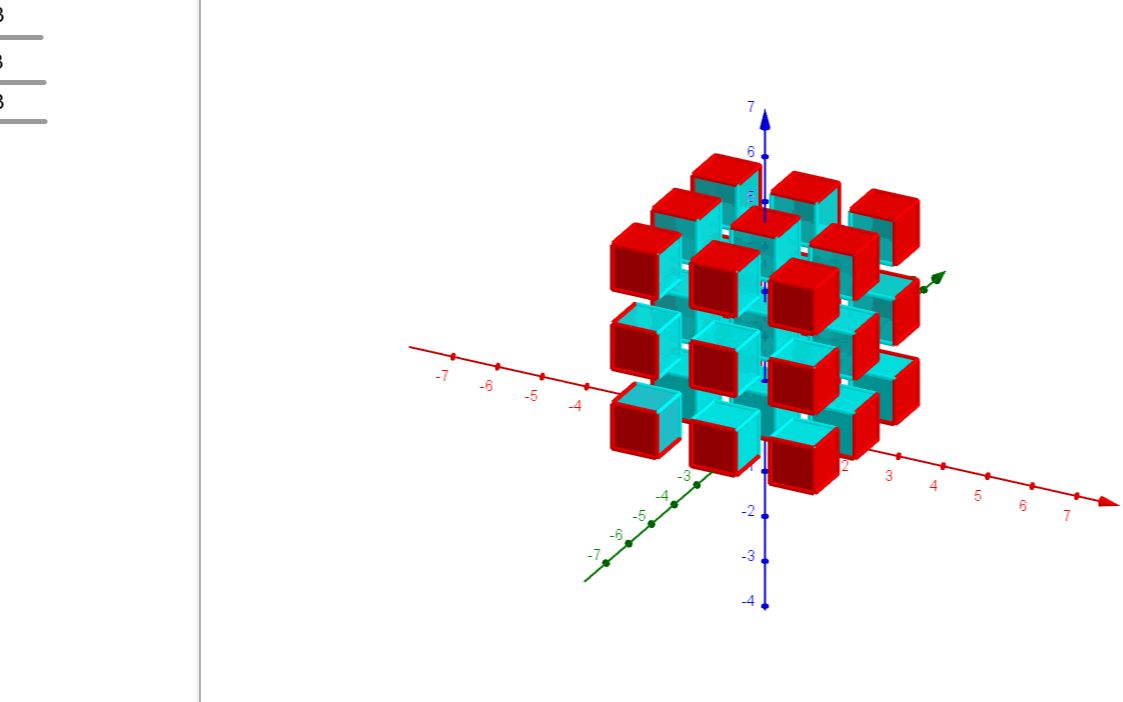 正方体切割成小正方体的各面涂色计数