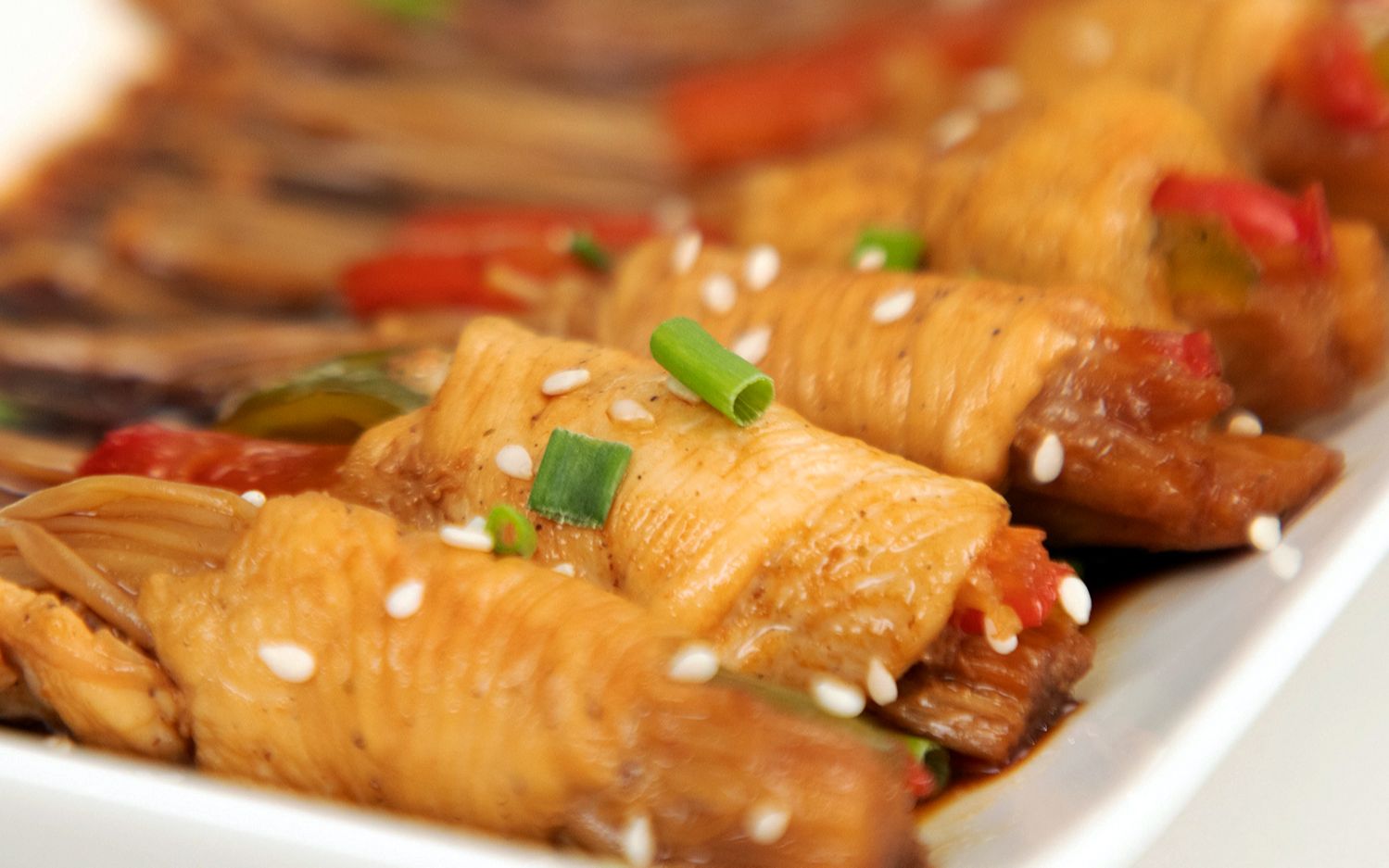 【蜜汁鸡肉卷】掉秤肉卷!