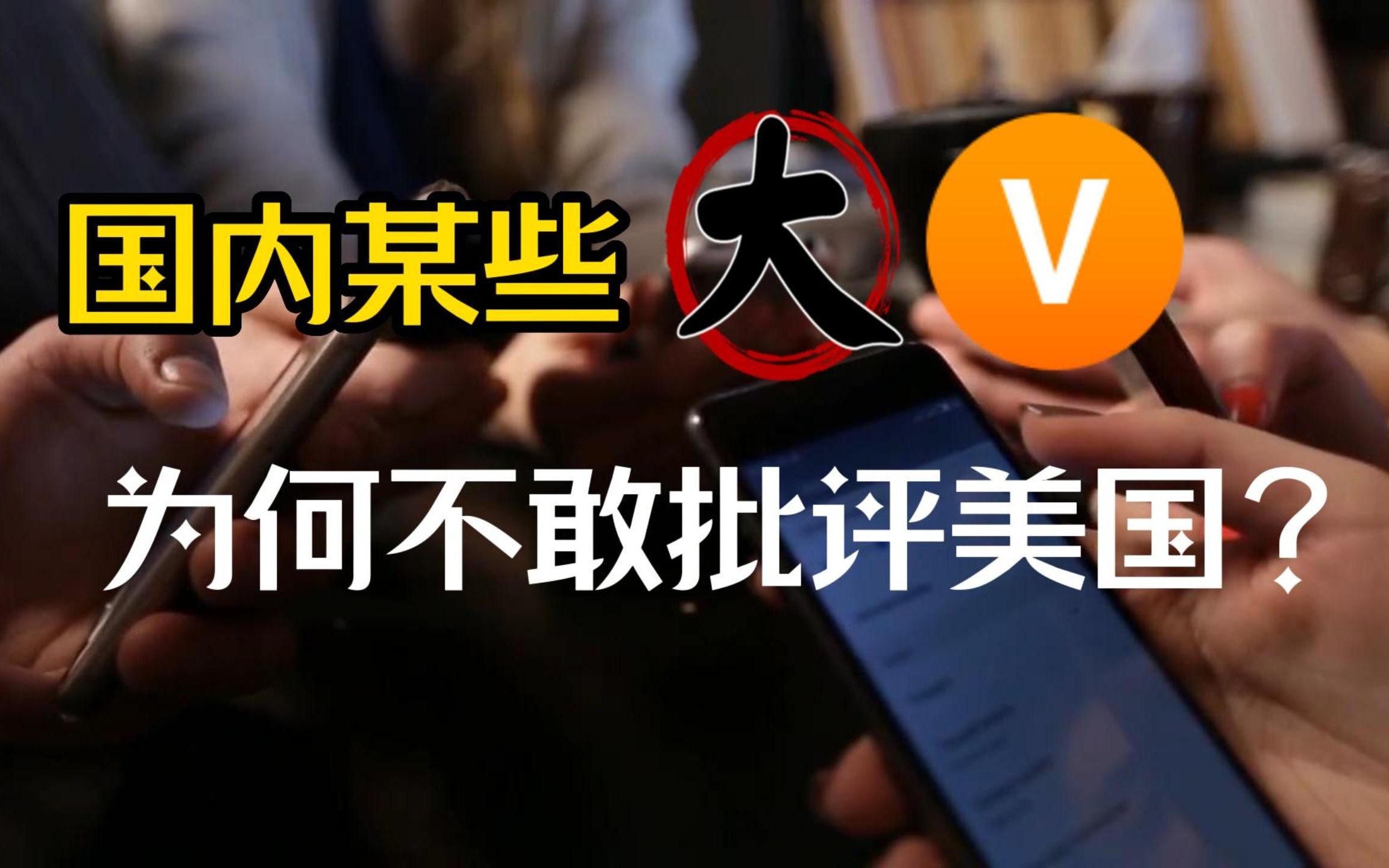 国内某些大V为什么从不批评美国?只因美国签证有个规定!哔哩哔哩bilibili