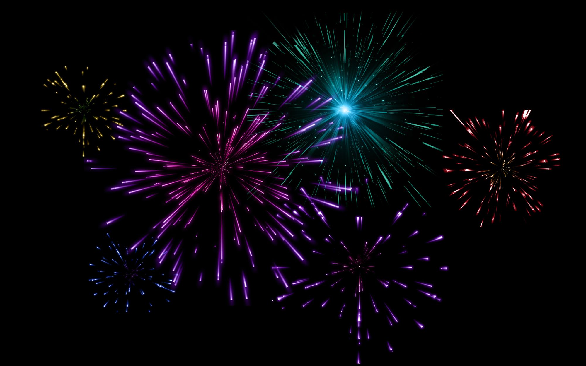 ps教程 | 制作烟花效果