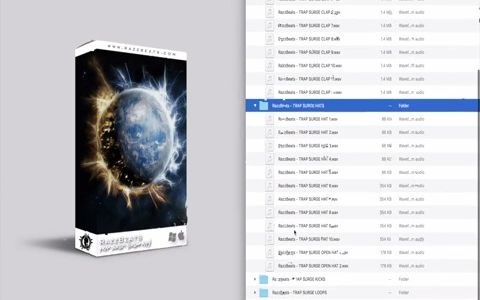 RazzBeats Trap Surge Kit (Drum Loop Kit) 嘻哈旋律采样包 鼓包哔哩哔哩bilibili