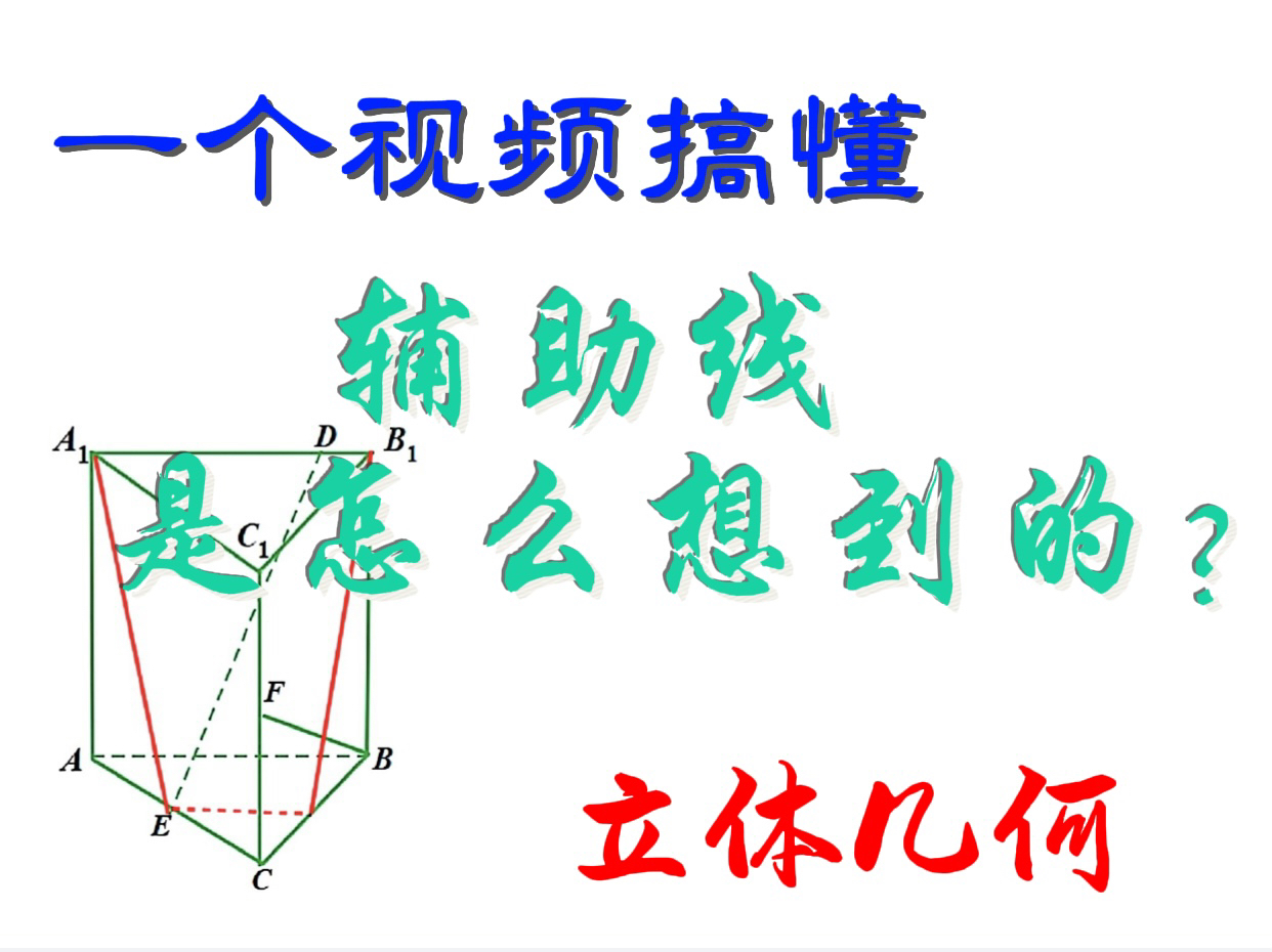 [图]高中数学，立体几何【线面平行辅助线】怎么想到的？手把手教你，都在偷偷学……