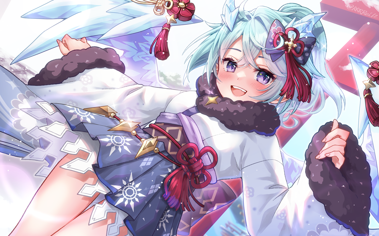 【公主连结re:dive 台服】嘿嘿嘿 抽个新年雪菲_公主连结re:dive