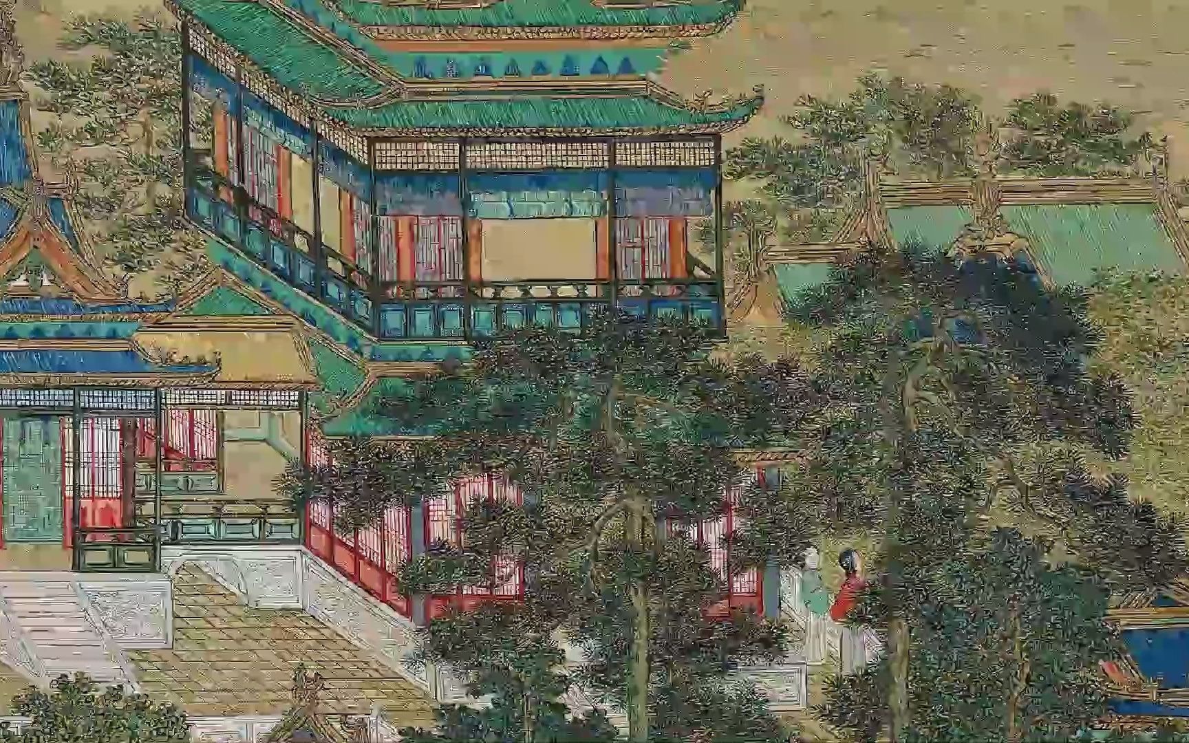 明代仇英清明上河图高清国画赏析名画欣赏细节鉴赏