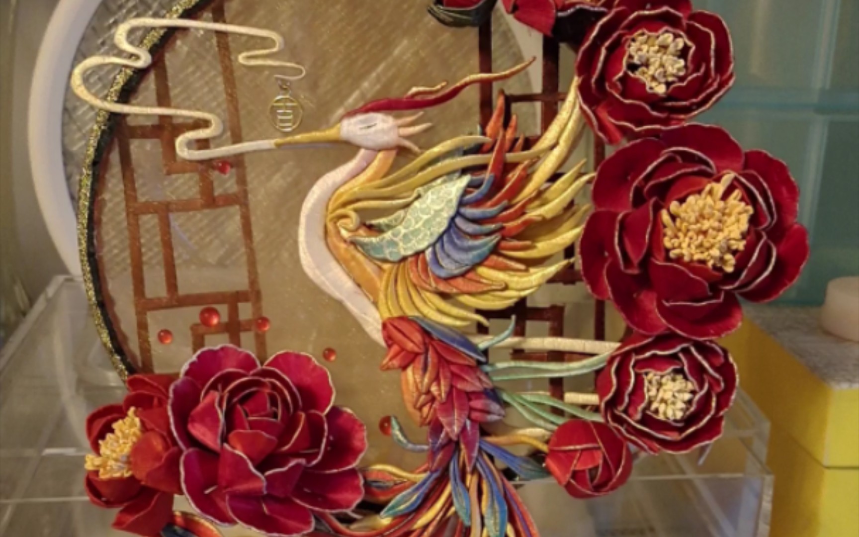 凤凰于飞,花舞人间:一柄婚扇,千丝万缕的缠绵