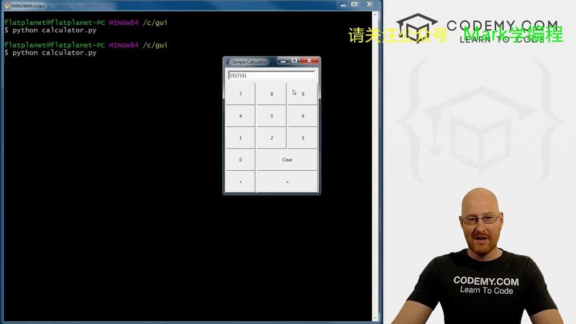 Build A Simple Calculator App - Python Tkinter GUI Tutorial #1,2,3_哔哩哔哩 ...