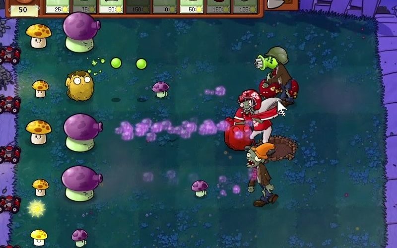 pvz95ex29面对核平菇僵尸们的危机