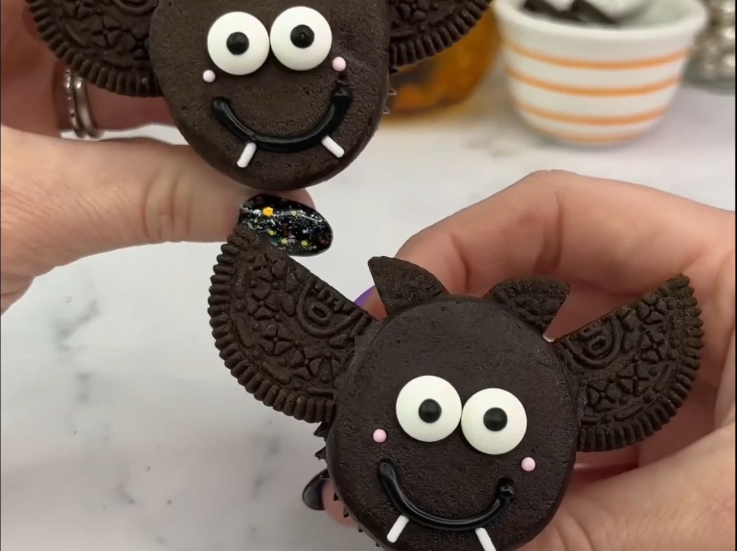 小蝙蝠创意纸杯蛋糕