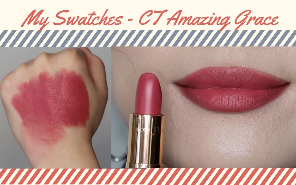 Charlotte Tilbury ct amazing grace.温柔豆沙粉.无滤镜无美颜试色哔哩哔哩bilibili