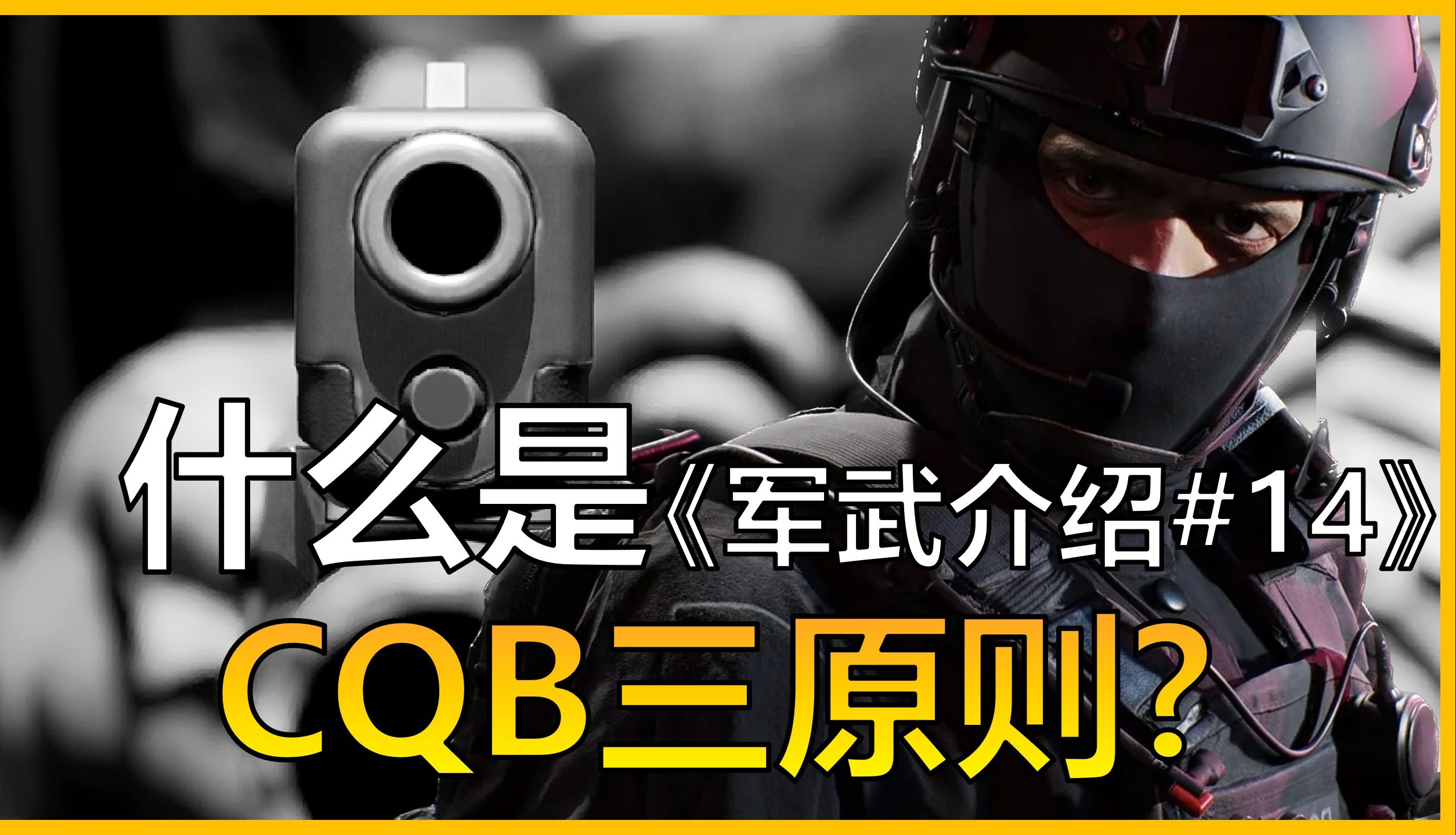 [图]CQB的三原则是什麽？ | ACG军武介绍#14 | ft.《Ready or not严阵以待》