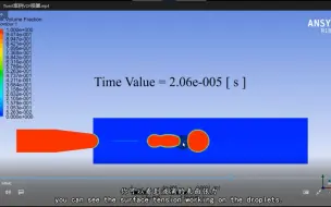 Download Video: fluent案例86 VOF喷墨+udf入口速度+润湿角