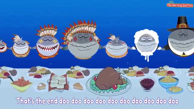 [图][少儿英语歌曲] 感恩节歌曲——小鲨鱼的感恩节之歌 Thanksgiving Song——Baby Shark Thanksgiving Song