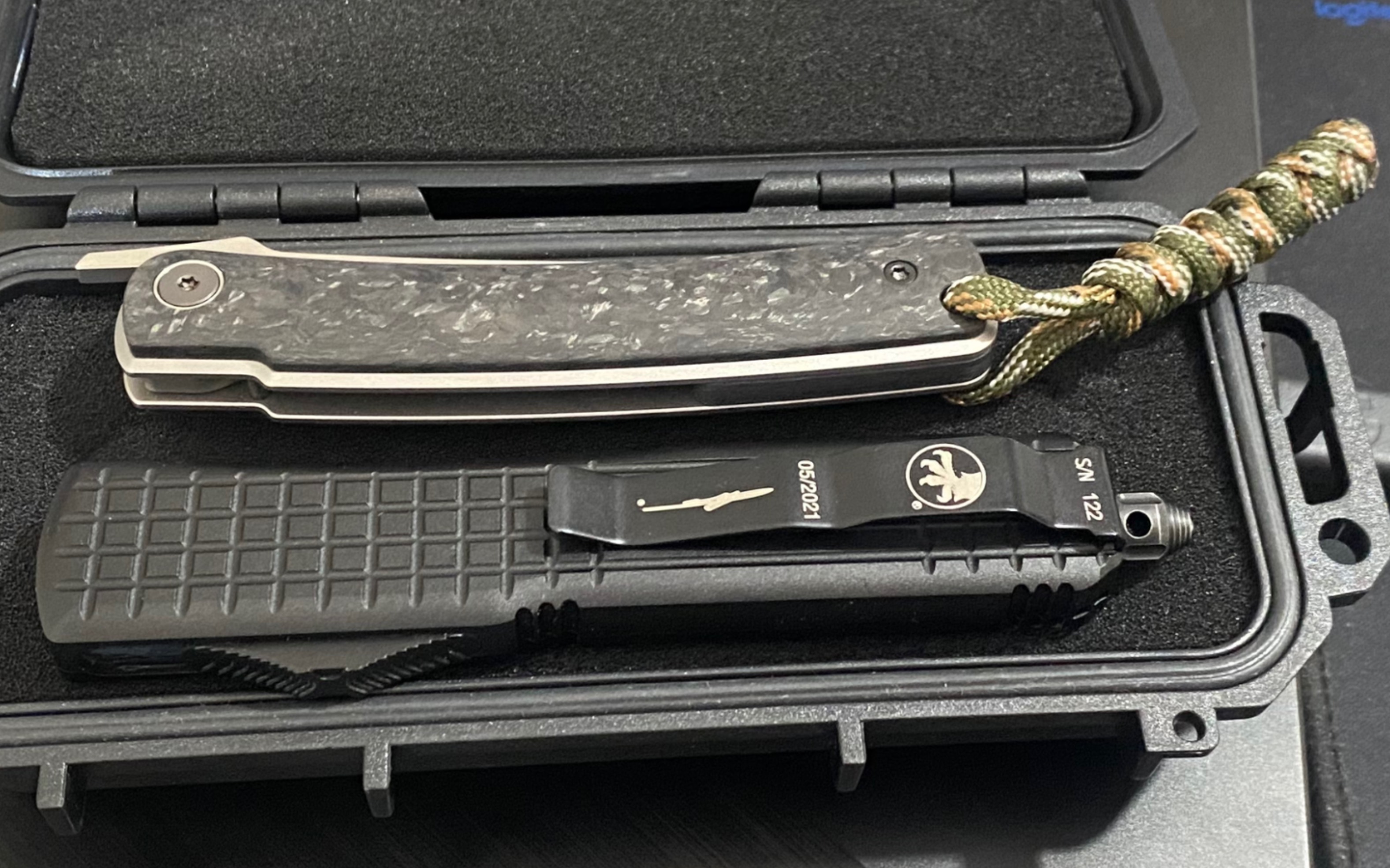 最近入手的三把刀 分别是钢技术的海军ut 北山的火 和三刃木的7010 快