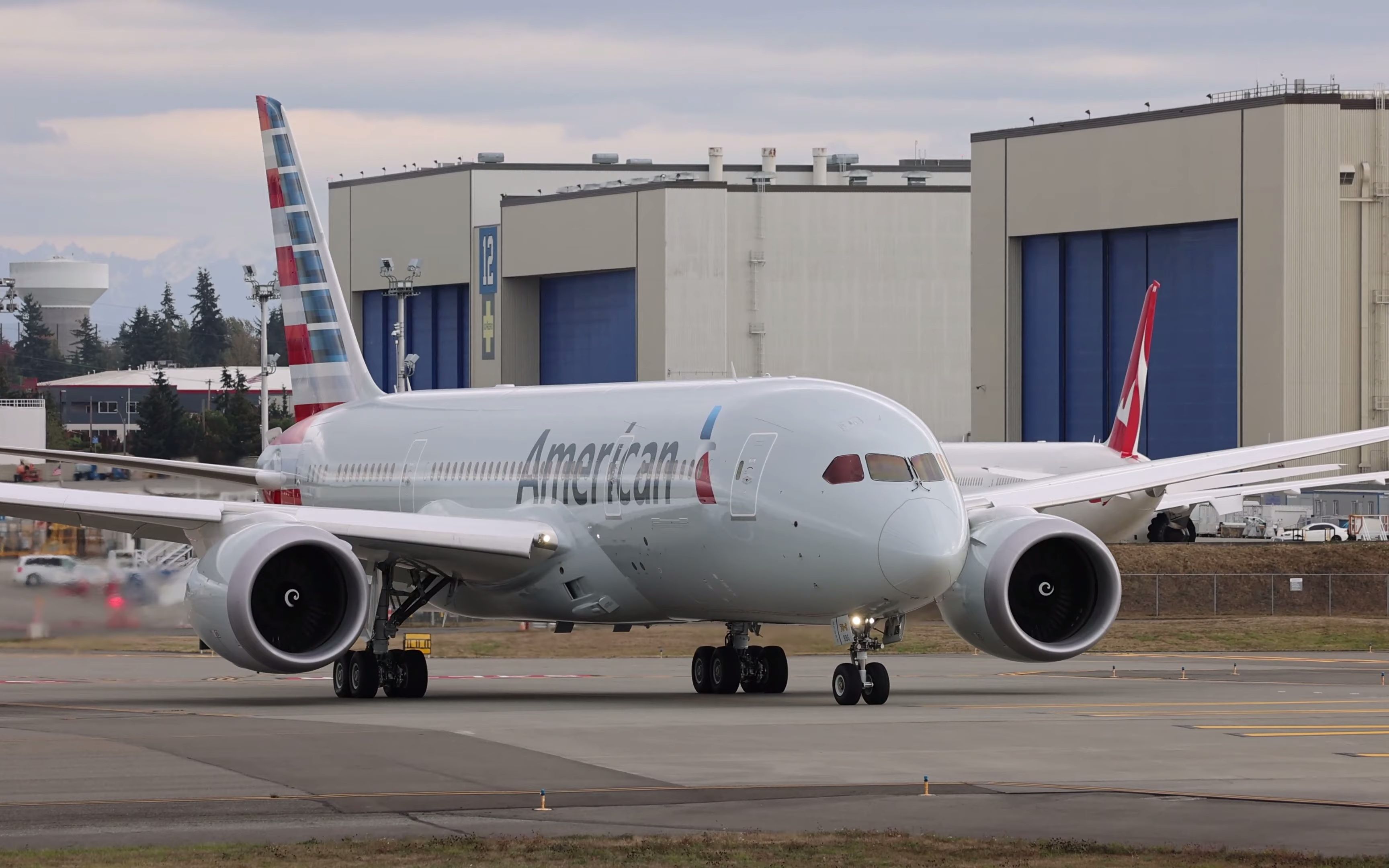 american 787-8 n878bg|波音佩恩機場|4k