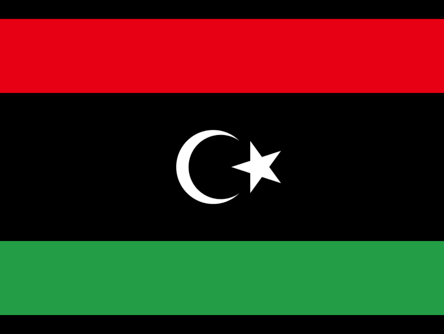 【粉蓝萌紫】(重置版)利比亚历史国旗