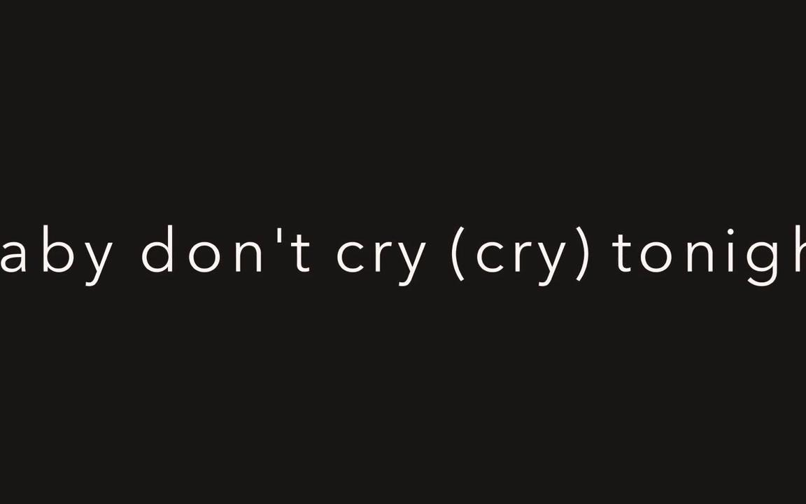 [图]EXO- Baby Don't Cry [Demo Version]