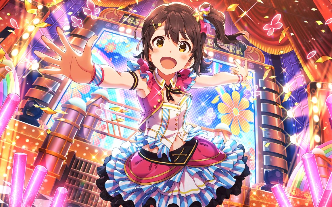 【偶像大师百万现场】未来飛行 mv 春日未来 印象ssr服装ver.