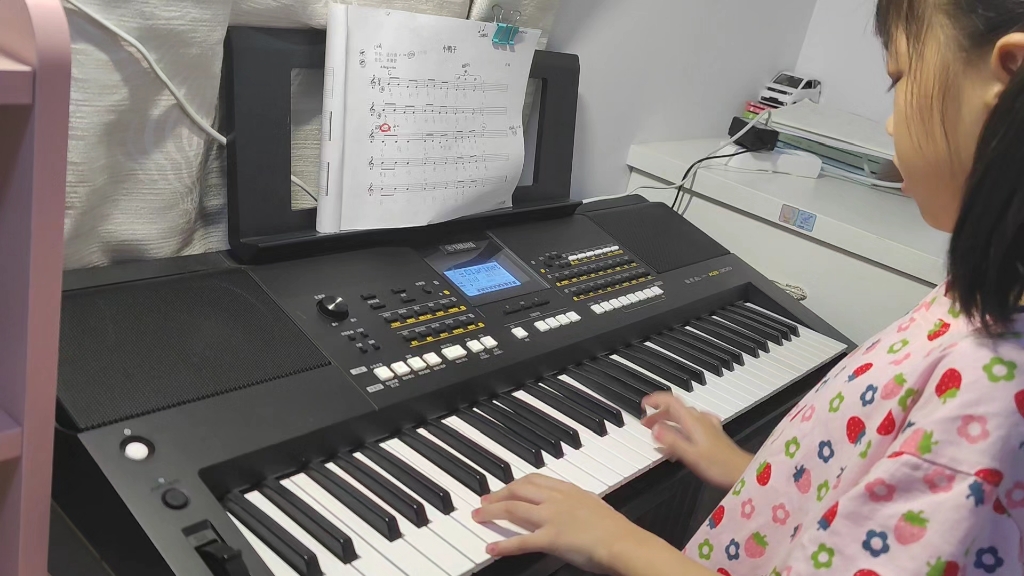 小鸭子 电子琴 雅马哈kb309 生产队里来了一群下鸭子