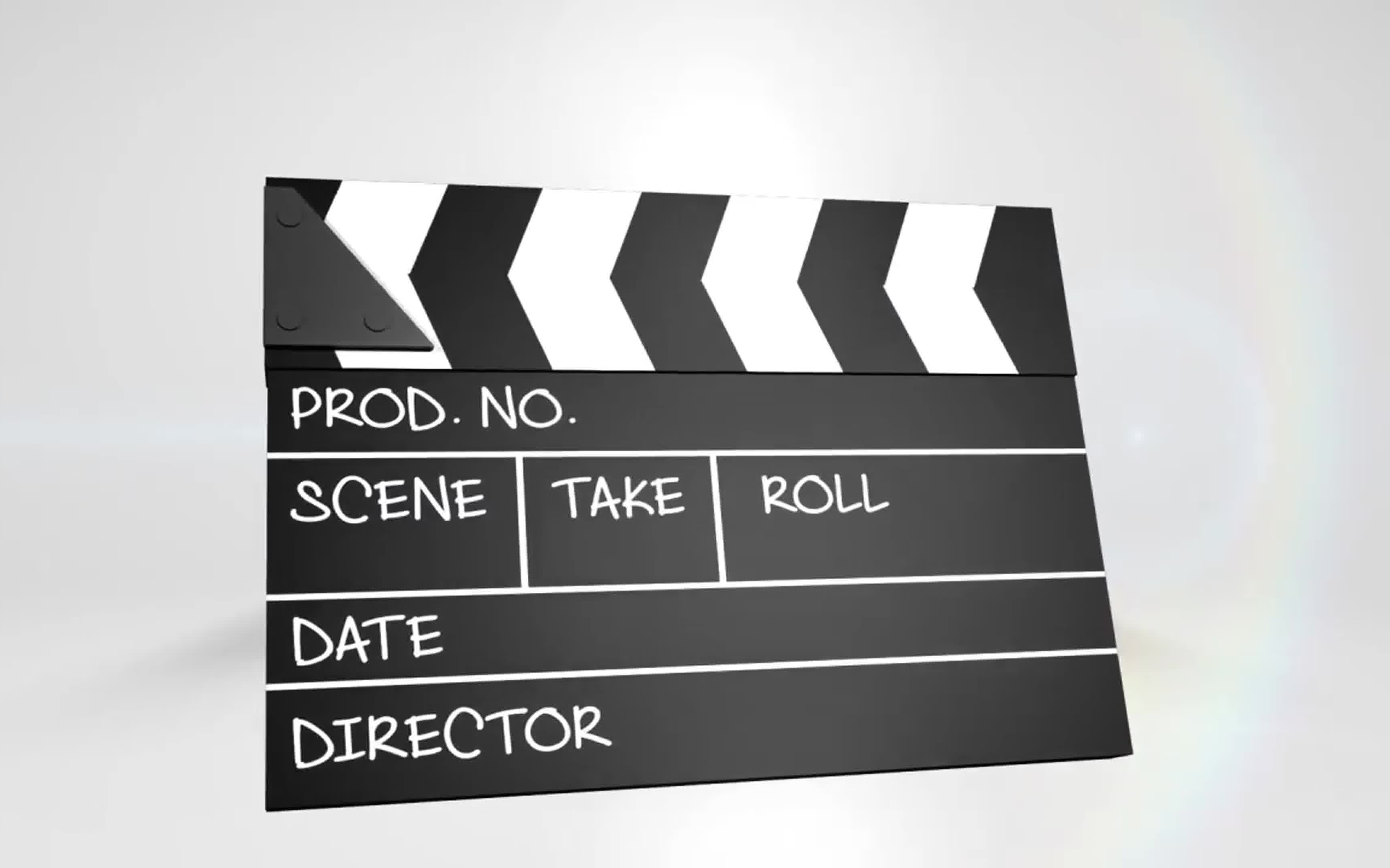 ae模板-电影开拍 场记打板 电视机花絮片头 电影打板 电影开拍片头