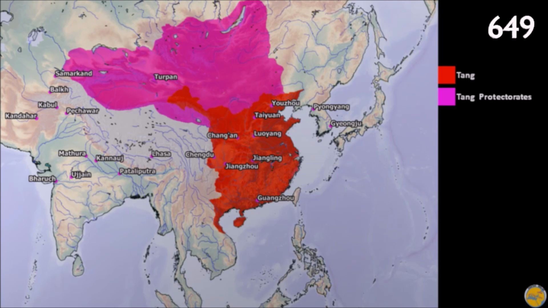 [图]国外网友制作的中国疆域历史变化图