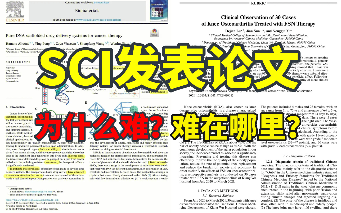 【强推】发表SCI论文有多难?为什么难?手把手教你如何写好一篇SCI论文 人工智能医疗哔哩哔哩bilibili