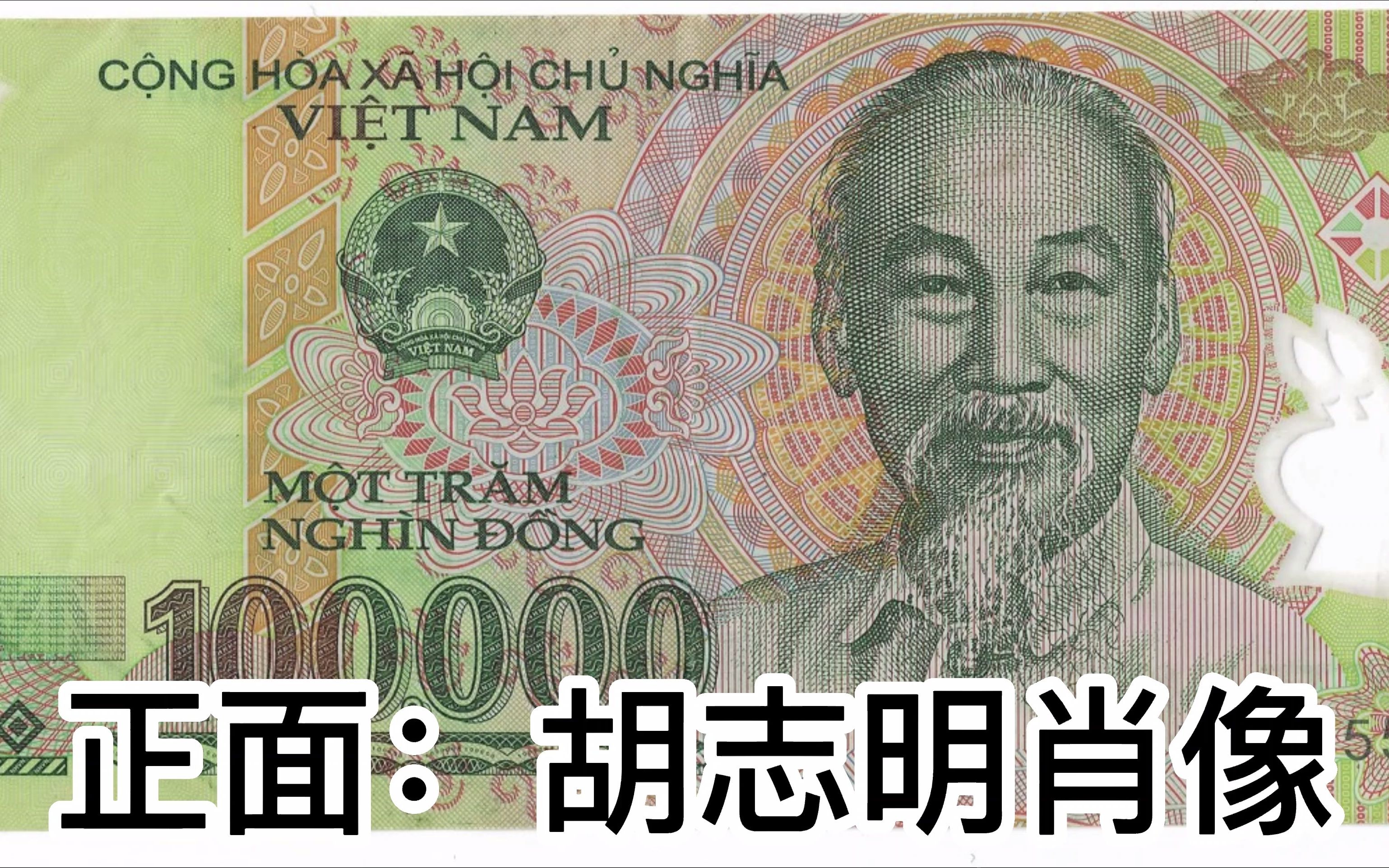 2004版100000越南盾(聚合物)欣赏