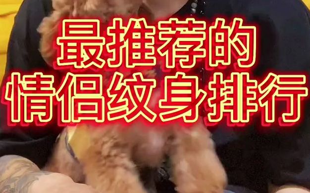 内容过于真实!最推荐的情侣纹身排行!哔哩哔哩bilibili