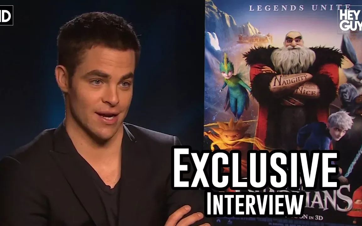 [图]克里斯派2012《守护者联盟》采访 Chris Pine - Rise of the Guardians Exclusive Interview