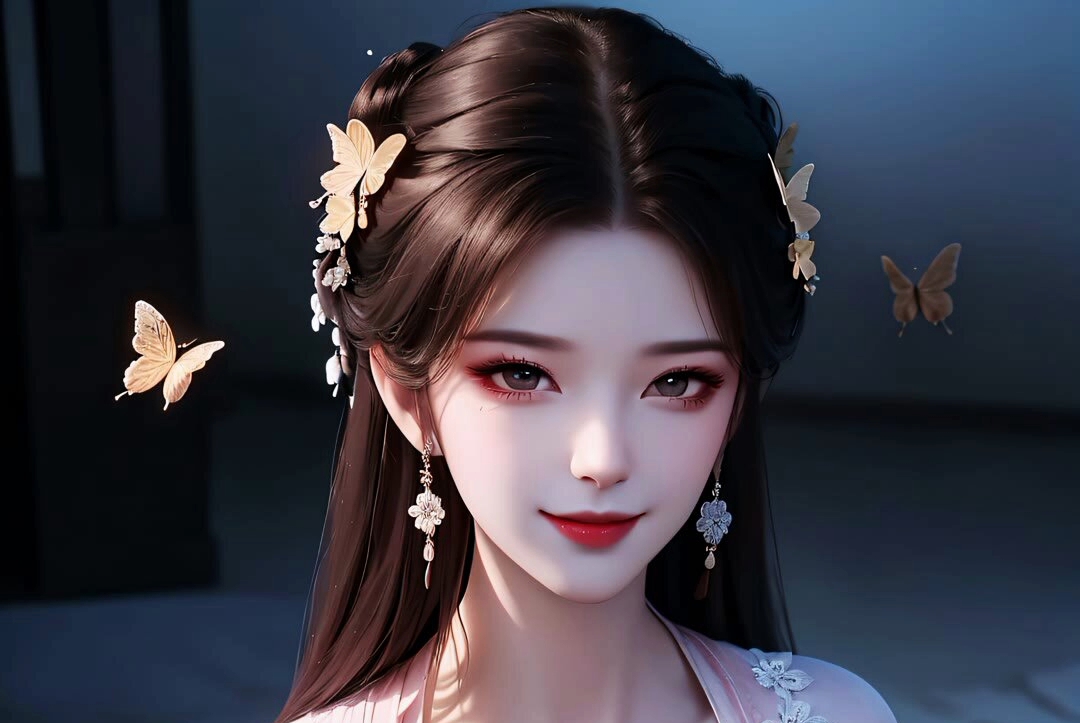 国漫女神 苏壇儿ai绘画 看下放简介去快手取原图