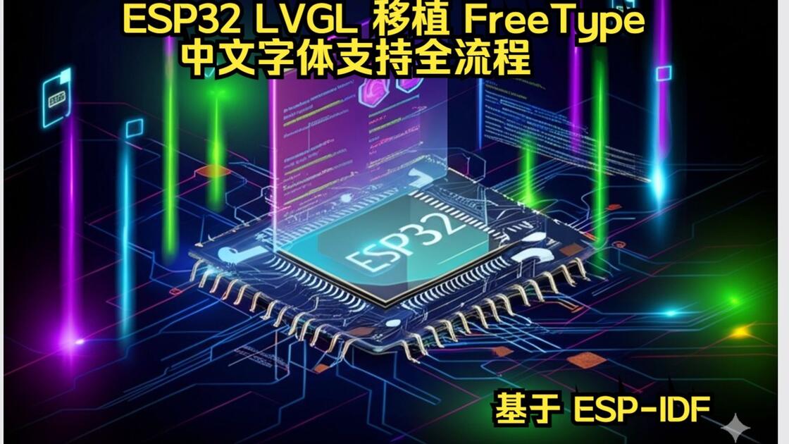 ESP32 LVGL 移植 FreeType 中文字体支持全流程（基于 ESP-IDF）_哔哩哔哩_bilibili