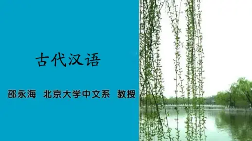 【北京大学】古代汉语101集（全）