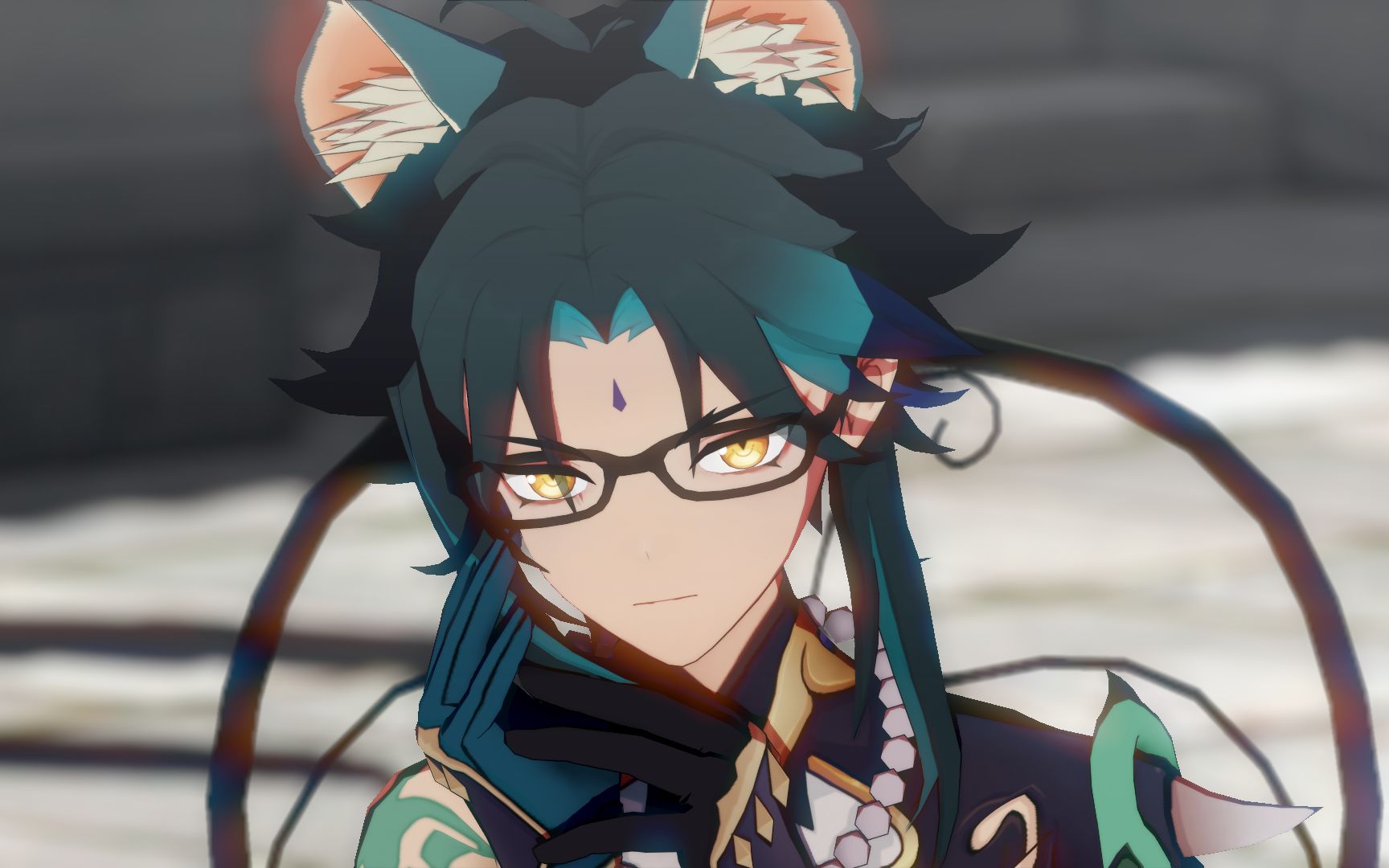 【原神mmd 猫耳眼镜魈】要来加入魈上仙的下午茶时间吗~_哔哩哔哩 (゜