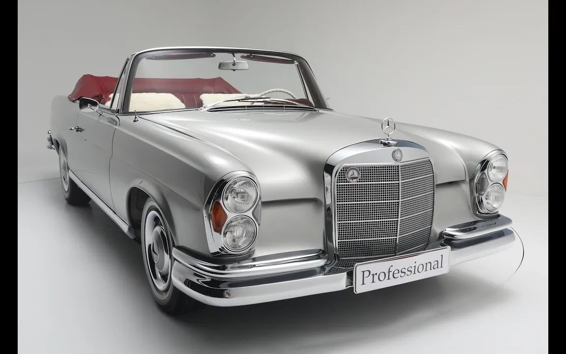 经典优雅 1965款敞篷 梅赛德斯奔驰 250 se w111